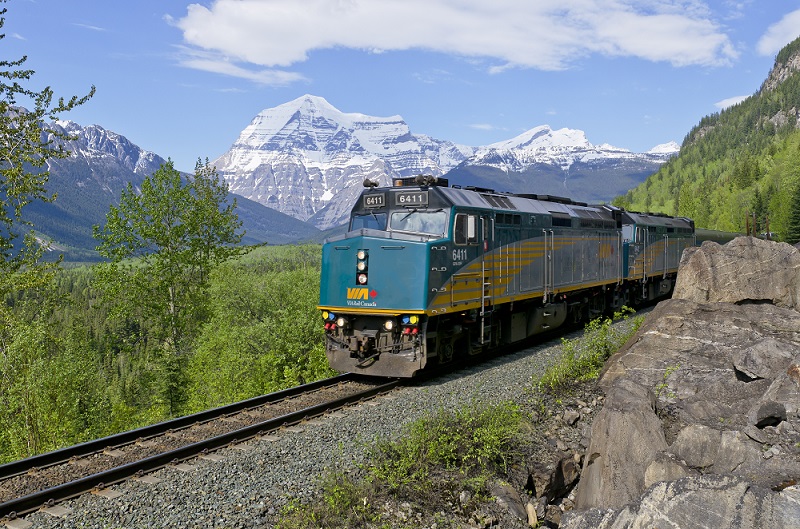 trans canada railway trips